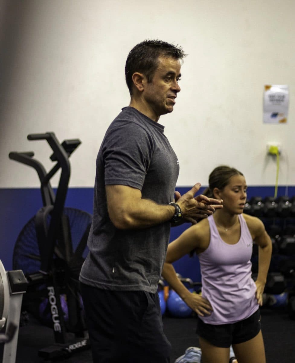 Scott coaching at Shape Shifters gym